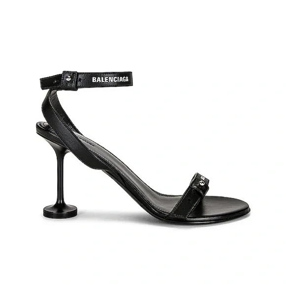 Balenciaga Black Heels with Chunky Platform Sole